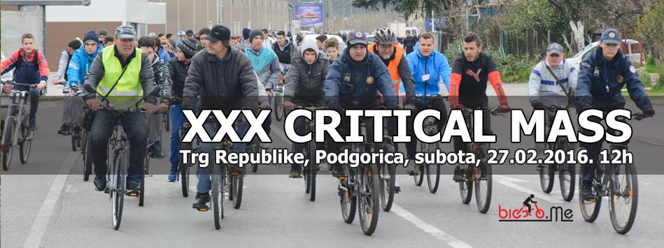 Critical Mass posvećen biciklistima