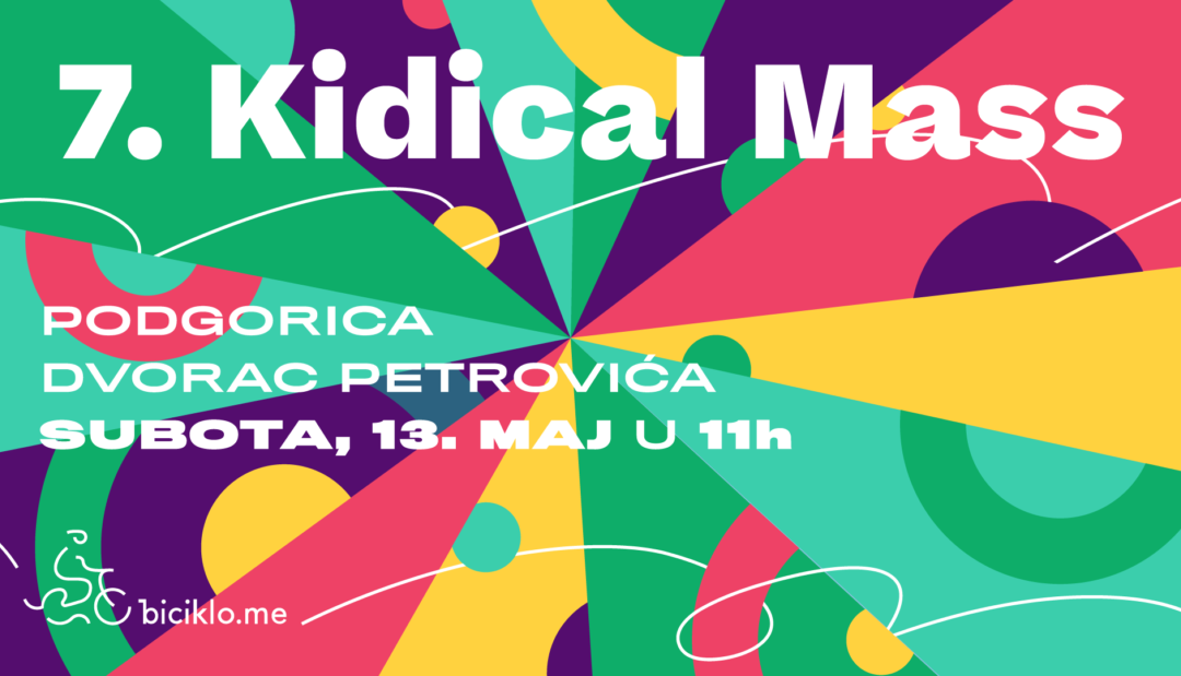 Sedmi Kidical Mass 27. maja u Podgorici
