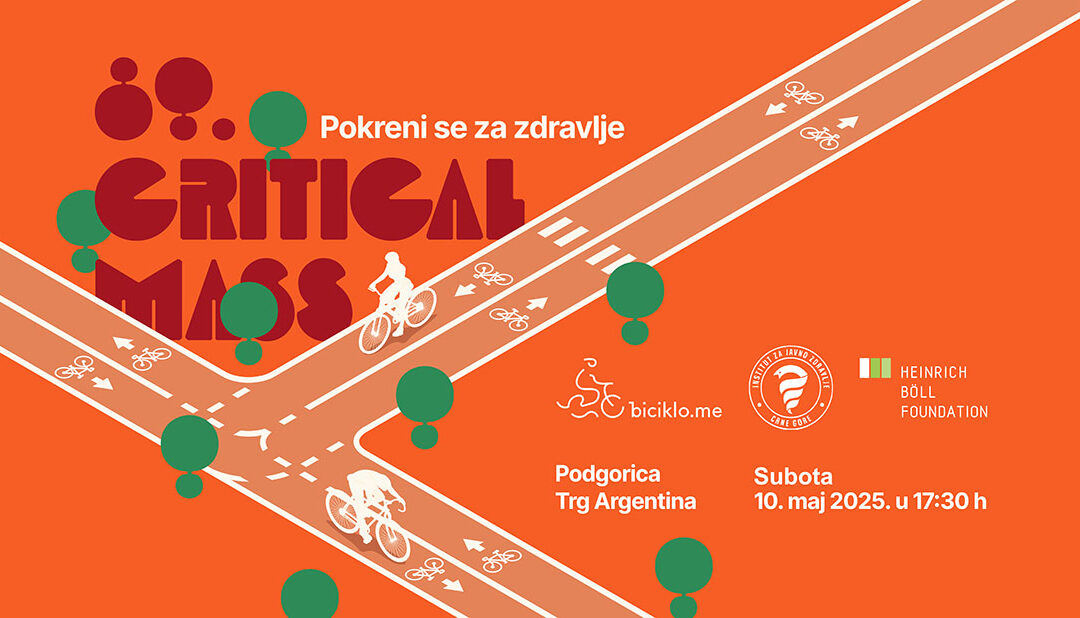 Pokreni se za zdravlje: 88. kritična masa u Podgorici