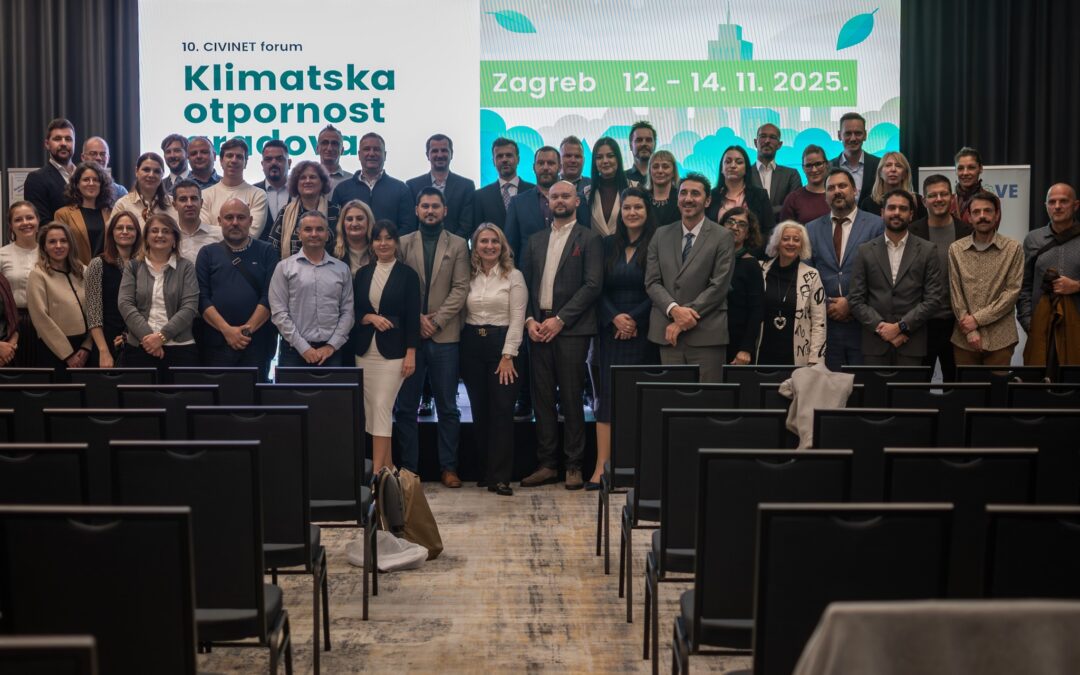 Biciklo.me učestvovalo na trodnevnom CIVINET događaju o klimatskoj otpornosti u Zagrebu