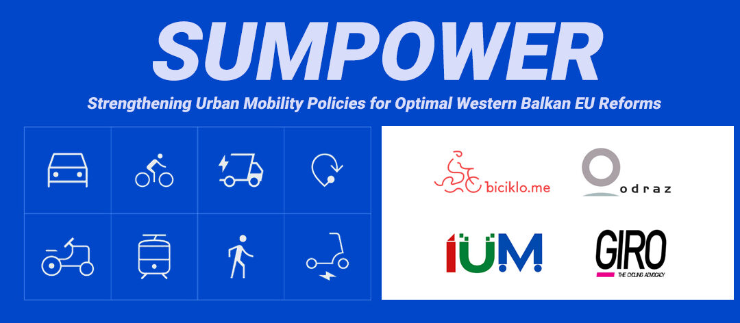 SUMPOWER – Strengthening Urban Mobility Policies for Optimal Western Balkan EU Reforms