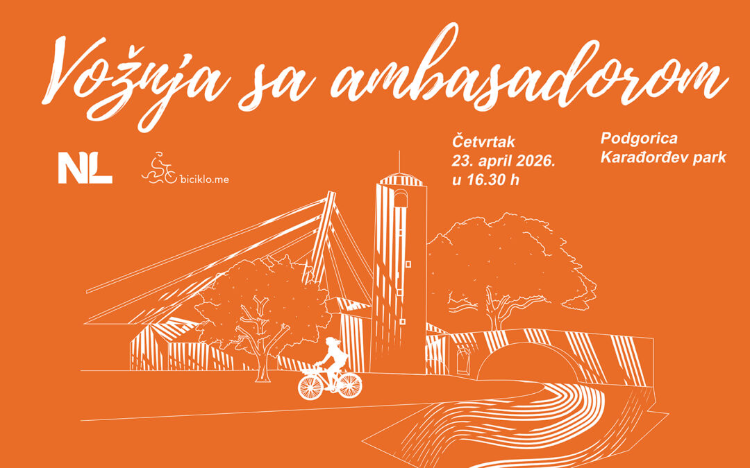 Biciklistička vožnja kroz Podgoricu sa ambasadorom Holandije